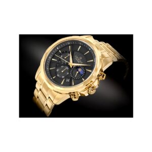 91_60_23_max Zegarek Męski Giewont Chronograph Sapphire Złoto Czarny GW9460-B4