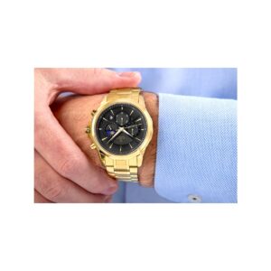 91_60_24_max Zegarek Męski Giewont Chronograph Sapphire Złoto Czarny GW9460-B4