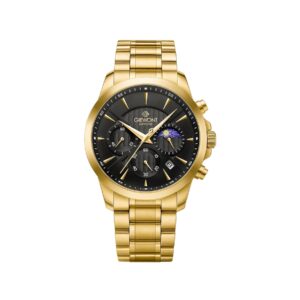 91_60_29_max Zegarek Męski Giewont Chronograph Sapphire Złoto Czarny GW9460-B4