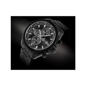 Zegarek Męski Giewont Chronograph Sapphire Czarny GW7290-B1