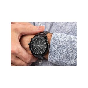 Zegarek Męski Giewont Chronograph Sapphire Czarny GW7290-B1