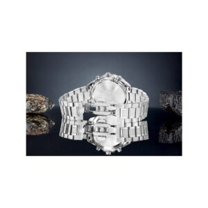 Zegarek Męski Giewont Chronograph Sapphire Srebrno Niebieski GW7290-B3