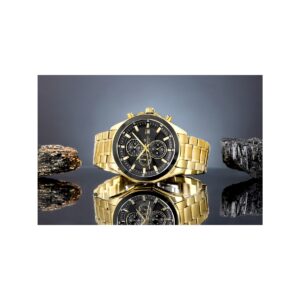 91_65_27_max Zegarek Męski Giewont Chronograph Sapphire Złoto Czarny GW7290-B4