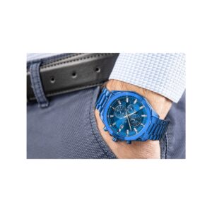 Zegarek Męski Giewont Chronograph Sapphire Niebieski GW7290-B5