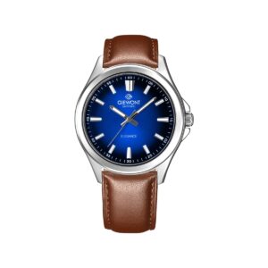 Zegarek Męski Giewont Elegance Sapphire Brązowo Niebieski GW5160-A4