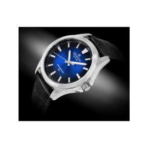 Zegarek Męski Giewont Elegance Sapphire Czarno Niebieski GW5160-A6