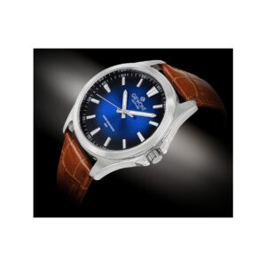 Zegarek Męski Giewont Elegance Sapphire Brązowo Niebieski GW5160-A7