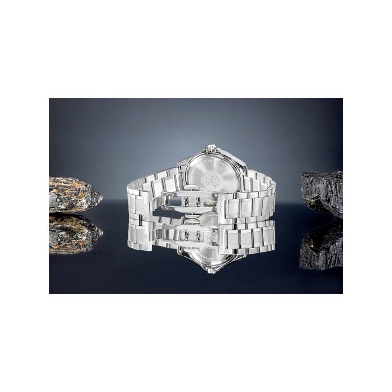 Zegarek Męski Giewont Elegance Sapphire Srebrno Niebieski GW5160-B3