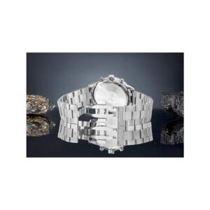 Zegarek Męski Giewont Chronograph Sapphire Srebrny GW4580-B2