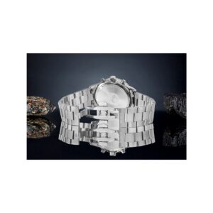 Zegarek Męski Giewont Chronograph Sapphire Srebrno Niebieski GW4580-B3