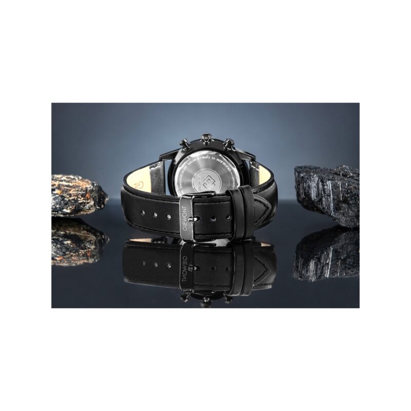 Zegarek Męski Giewont Chronograph Sapphire Czarny GW5630-A1