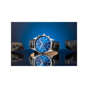 Zegarek Męski Giewont Chronograph Sapphire Czarno Niebieski GW5630-A3