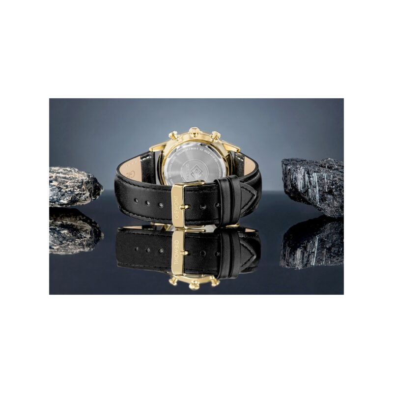 Zegarek Męski Giewont Chronograph Sapphire Czarno Złoty GW5630-A4