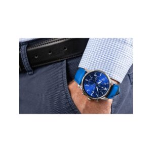 Zegarek Męski Giewont Chronograph Sapphire Niebieski GW5630-A5