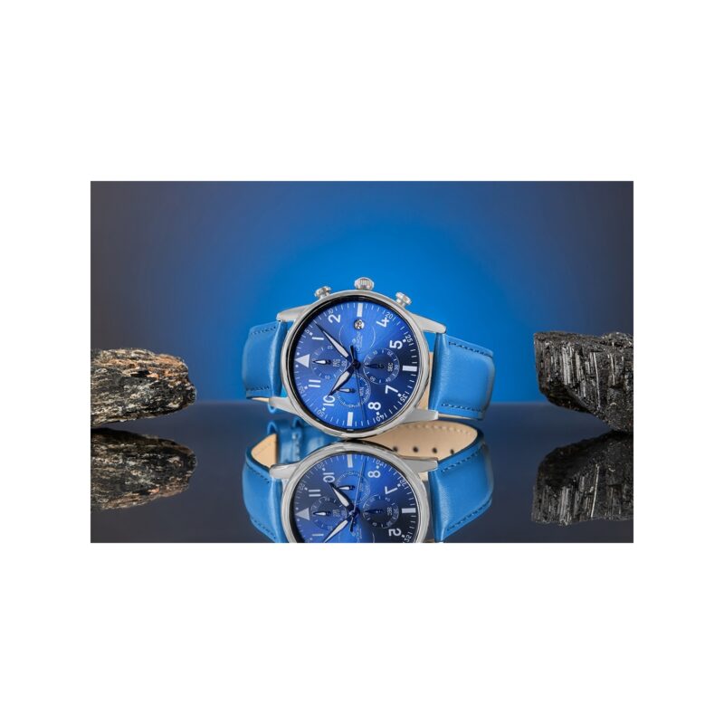 Zegarek Męski Giewont Chronograph Sapphire Niebieski GW5630-A5