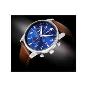Zegarek Męski Giewont Chronograph Sapphire Brązowo Niebieski GW5630-A6