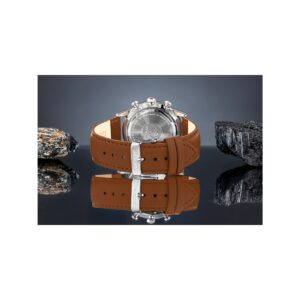 Zegarek Męski Giewont Chronograph Sapphire Brązowo Niebieski GW5630-A6