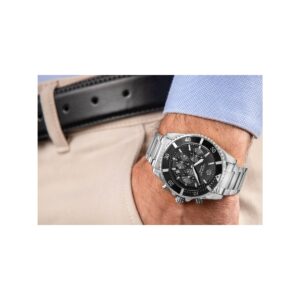 Zegarek Męski Giewont Chronograph Sapphire Srebrny GW3970-B2