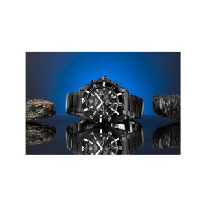 Zegarek Męski Giewont Chronograph Sapphire Czarny GW3970-B4