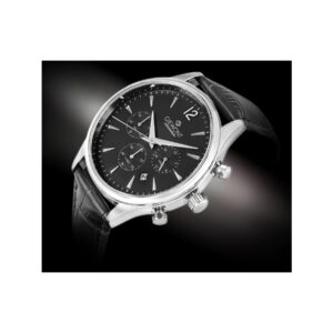 Zegarek Męski Giewont Chronograph Sapphire Czarno Srebrny GW6310-A2