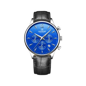 Zegarek Męski Giewont Chronograph Sapphire Czarno Niebieski GW6310-A3
