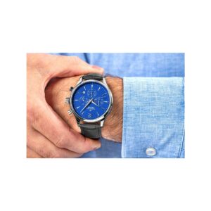 Zegarek Męski Giewont Chronograph Sapphire Czarno Niebieski GW6310-A3