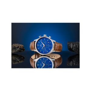 Zegarek Męski Giewont Chronograph Sapphire Brązowo Niebieski GW6310-A5