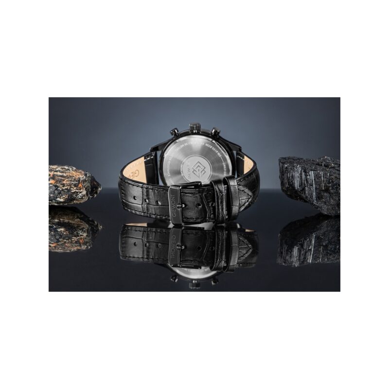 Zegarek Męski Giewont Chronograph Sapphire Czarny GW6310-A1