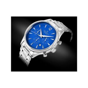 Zegarek Męski Giewont Chronograph Sapphire Srebrno Niebieski GW6310-B3