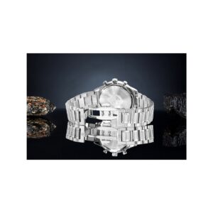 Zegarek Męski Giewont Chronograph Sapphire Srebrno Niebieski GW6310-B3