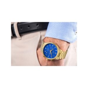 92_08_59_max Zegarek Męski Giewont Chronograph Sapphire Złoto Niebieski GW6310-B5