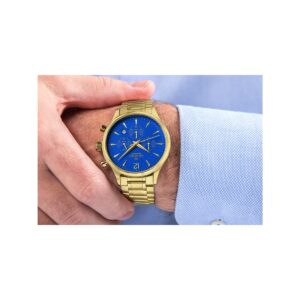 92_08_60_max Zegarek Męski Giewont Chronograph Sapphire Złoto Niebieski GW6310-B5