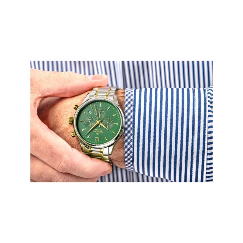 Zegarek Męski Giewont Chronograph Sapphire Zielony GW6310-B6