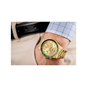 92_19_87_max Zegarek Męski Giewont Chronograph Sapphire Złoto Zielony GW3520-B6