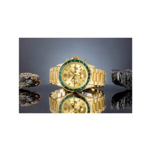 92_19_89_max Zegarek Męski Giewont Chronograph Sapphire Złoto Zielony GW3520-B6
