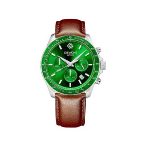 Zegarek Męski Giewont Chronograph Sapphire Brązowo Zielony GW3520-A6