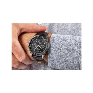 Zegarek Męski Giewont Chronograph Sapphire Czarny GW3520-A4