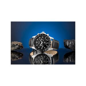 Zegarek Męski Giewont Chronograph Sapphire Czarny GW3520-A4