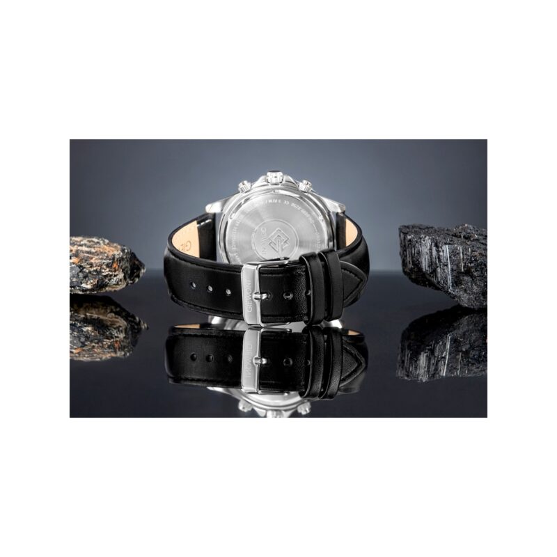 Zegarek Męski Giewont Chronograph Sapphire Czarny GW3520-A4