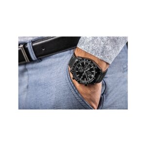 Zegarek Męski Giewont Chronograph Sapphire Czarny GW8720-B1