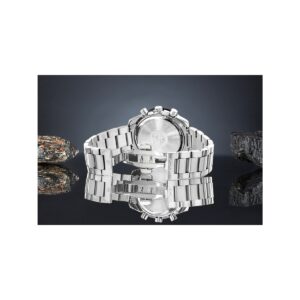 Zegarek Męski Giewont Chronograph Sapphire Srebrno Czarny GW8720-B2