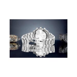 Zegarek Męski Giewont Chronograph Sapphire Srebrno Niebieski GW8720-B3