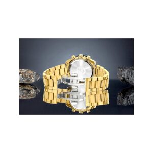 Zegarek Męski Giewont Chronograph Sapphire Złoto Czarny GW8720-B4