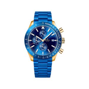 Zegarek Męski Giewont Chronograph Sapphire Niebiesko Miedziany GW8720-B5