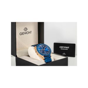 Zegarek Męski Giewont Chronograph Sapphire Niebiesko Miedziany GW8720-B5