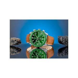 Zegarek Męski Giewont Chronograph Sapphire Brązowo Zielony GW8720-A3