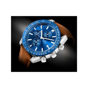 Zegarek Męski Giewont Chronograph Sapphire Brązowo Niebieski GW8720-A2