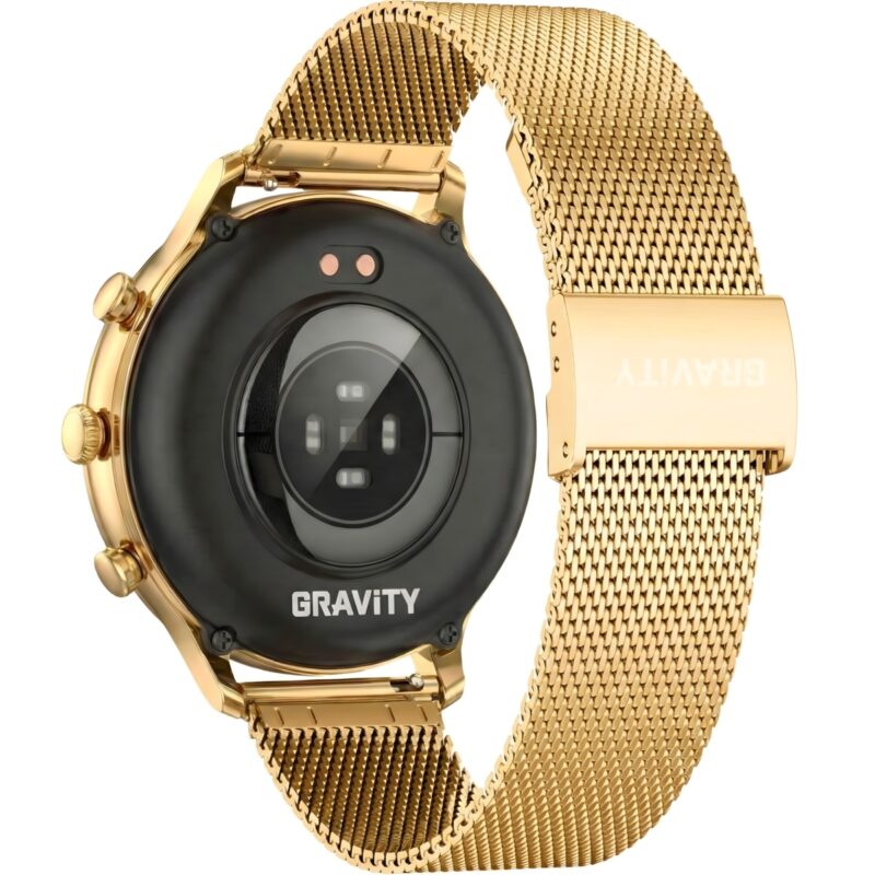 Smartwatch Gravity Złoty Pasek i Bransoleta  GT5-1