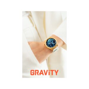 Smartwatch Gravity Złoty Pasek i Bransoleta GT5-2