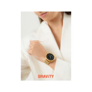 Smartwatch Gravity Złoty Pasek i Bransoleta GT5-3